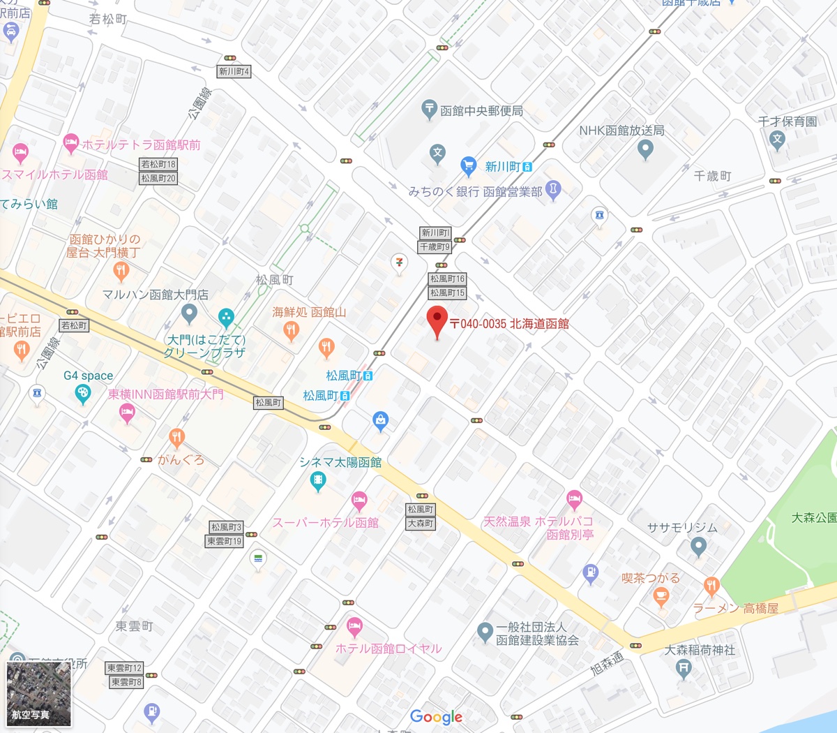 函館寺 地図